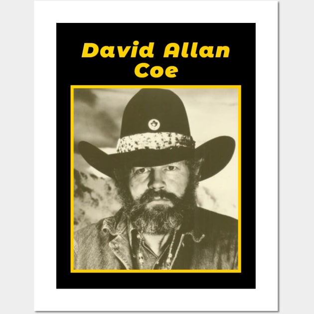 David Allan Coe / 1937 Wall Art by DirtyChais